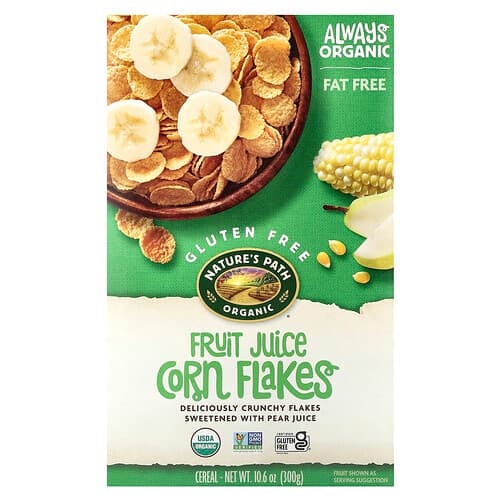 Nature's Path, Organic Fruit Juice Corn Flakes Cereal, 10.6 oz (300 g)