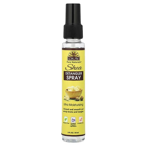 Okay Pure Naturals, Shea Detangler Spray, 2 fl oz (59 ml)
