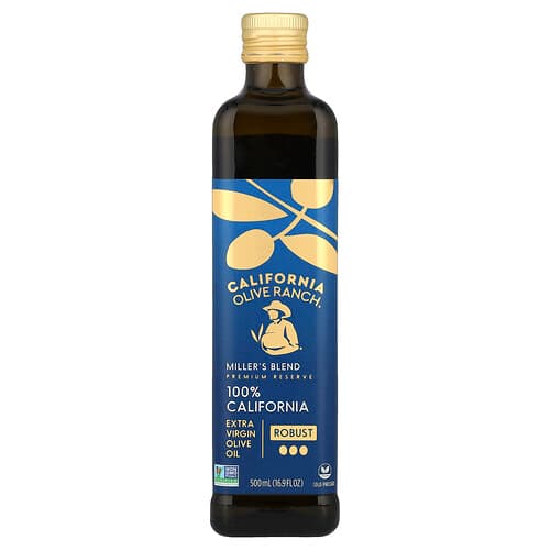 California Olive Ranch, 100% California, Extra Virgin Olive Oil, Miller's Blend, 16.9 fl oz (500 ml)