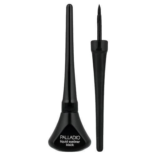 Palladio, Liquid Eyeliner, Black ELLS260, 0.13 fl oz (3.8 ml)