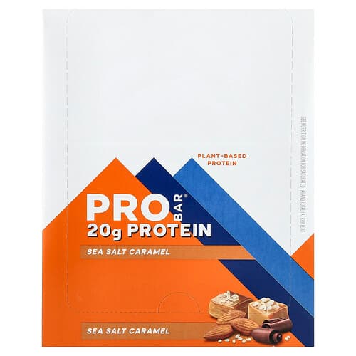 ProBar, Protein Bar, Sea Salt Caramel, 12 Bars, 2.47 oz (70 g) Each