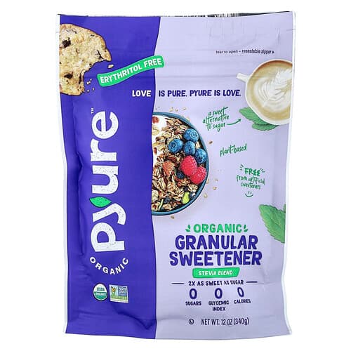 Pyure, Organic Granular Sweetener, Stevia Blend, 12 oz (340 g)