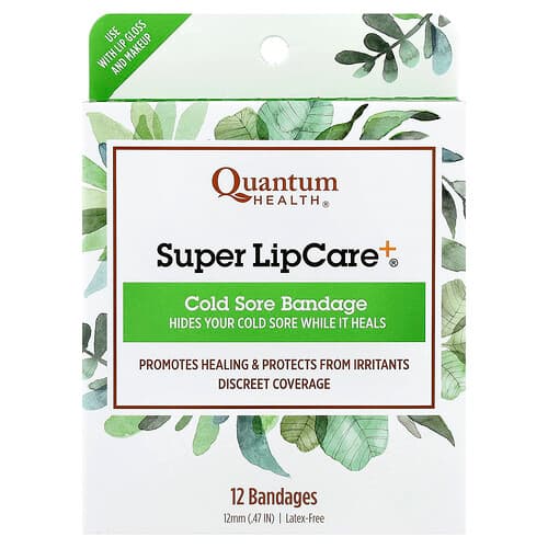 Quantum Health, Super LipCare+®, Cold Sore Bandage, 12 Bandages