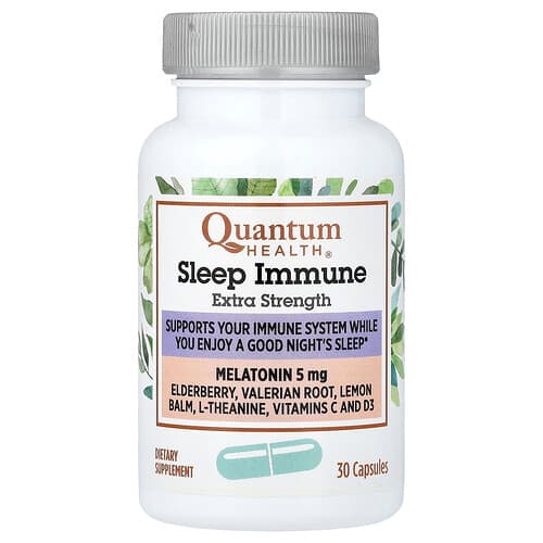 Quantum Health, Sleep Immune, Melatonin, 30 Capsules