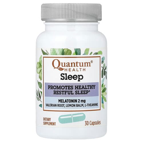 Quantum Health, Sleep, Melatonin, 30 Capsules