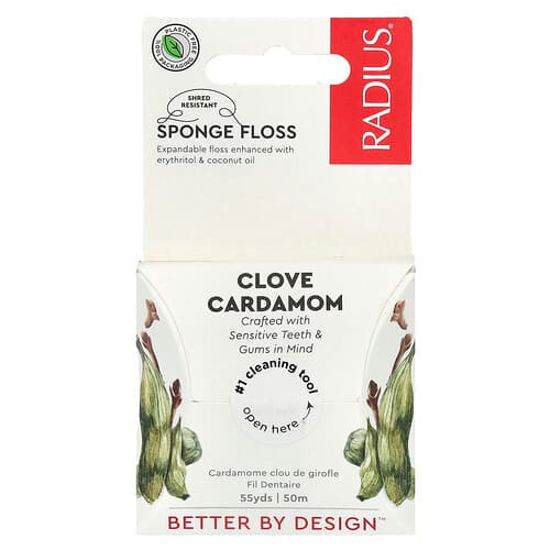 RADIUS, Sponge Floss, Clove Cardamom, 55 yds (50 m)