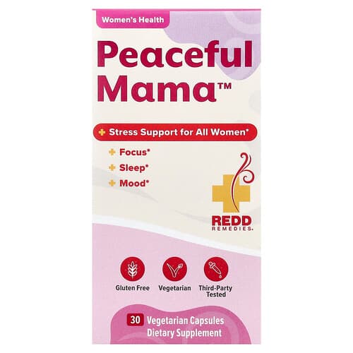 Redd Remedies, Peaceful Mama™, 30 Vegetarian Capsules