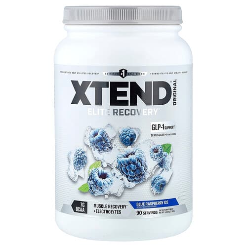 XTEND, 7G BCAA, Blue Raspberry Ice, 2.74 lbs (1.242 kg)