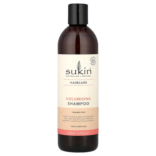 Sukin, Volumising Shampoo, Fine and Limp Hair, 16.91 fl oz (500 ml)