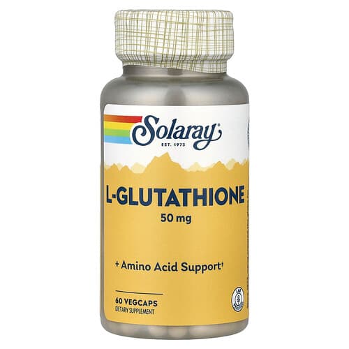 Solaray, L-Glutathione, 50 mg, 60 VegCaps
