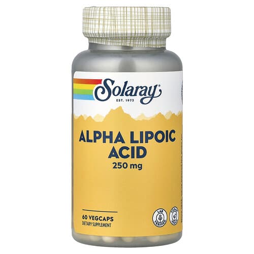 Solaray, Alpha Lipoic Acid, 250 mg, 60 VegCaps