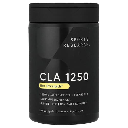 Sports Research, CLA 1250, 90 Softgels