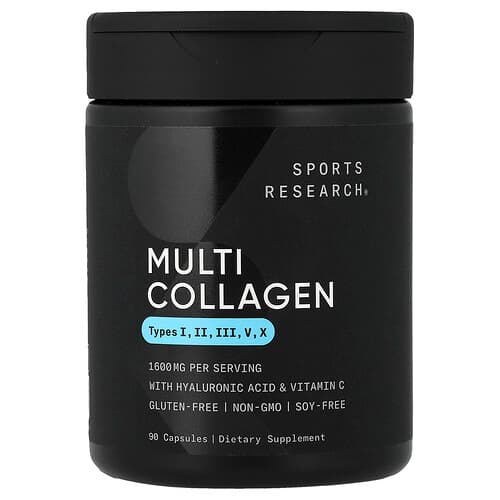 Sports Research, Multi Collagen, 90 Capsules