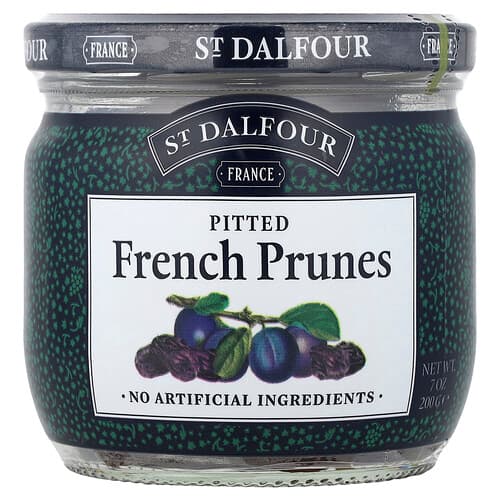 St. Dalfour, French Prunes, Pitted, 7 oz (200 g)