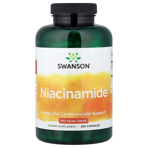 Swanson Vitamins, Niacinamide, 500 mg, 250 Capsules