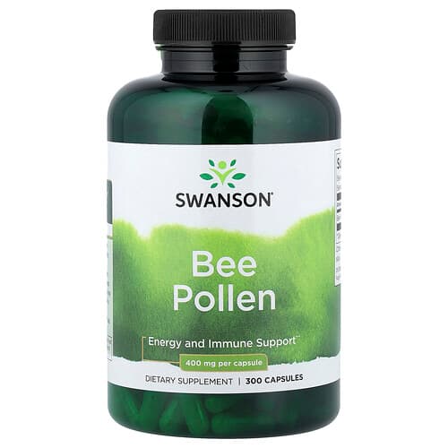 Swanson Vitamins, Bee Pollen, 400 mg, 300 Capsules