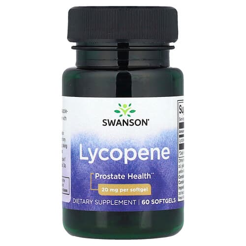 Swanson Vitamins, Lycopene, 20 mg, 60 Softgels