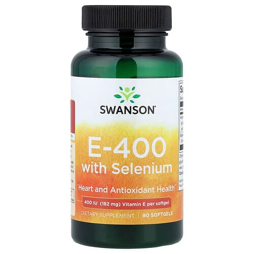 Swanson Vitamins, E-400 With Selenium, 90 Softgels
