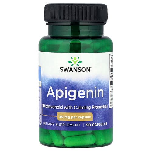 Swanson Vitamins, Apigenin, 50 mg, 90 Capsules
