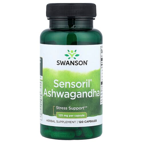 Swanson Vitamins, Sensoril® Ashwagandha, 125 mg, 120 Capsules