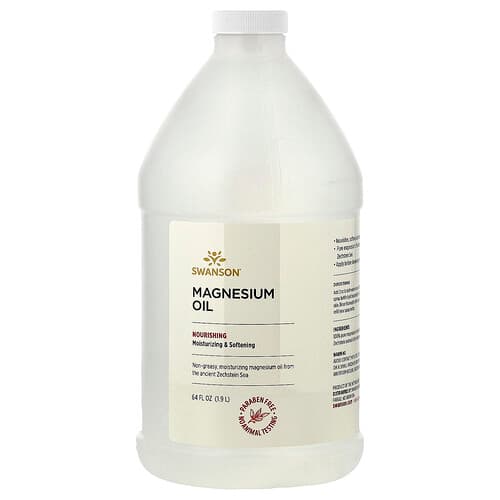 Swanson Vitamins, Magnesium Oil, 64 fl oz (1.9 l)