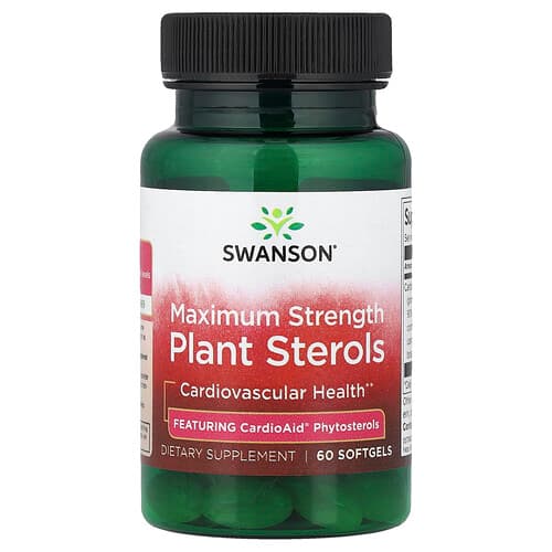 Swanson Vitamins, Plant Sterols, Maximum Strength, 60 Softgels