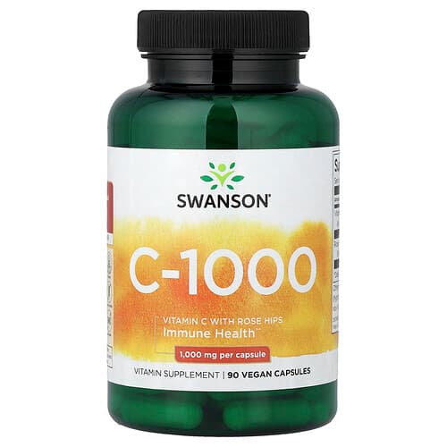 Swanson Vitamins, C-1000, 90 Vegan Capsules