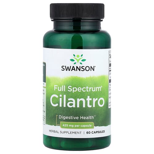 Swanson Vitamins, Full Spectrum® Cilantro, 425 mg, 60 Capsules