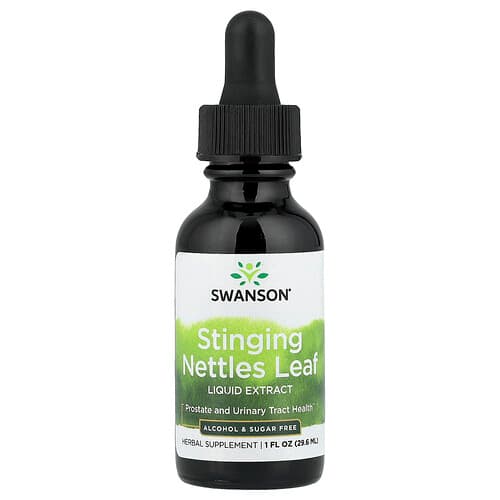 Swanson Vitamins, Stinging Nettles Leaf Liquid Extract, Alcohol & Sugar Free, 1 fl oz (29.6 ml)