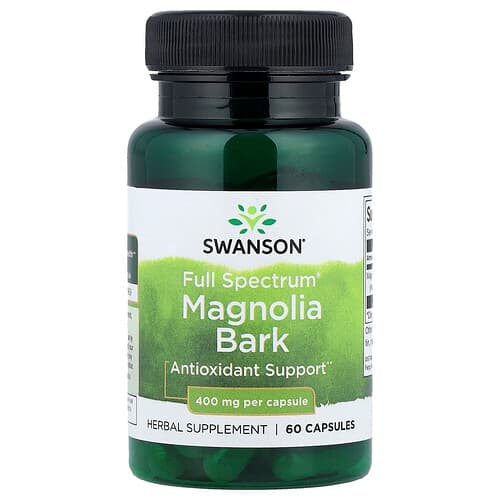Swanson Vitamins, Full Spectrum® Magnolia Bark, 400 mg, 60 Capsules