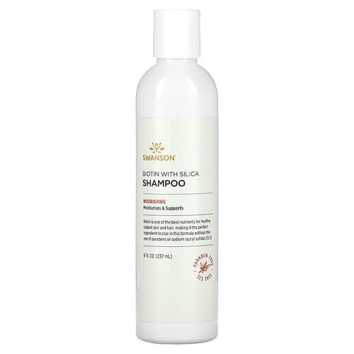 Swanson Vitamins, Biotin with Silica Shampoo, 8 fl oz (237 ml)