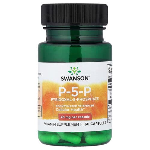 Swanson Vitamins, P-5-P, 20 mg, 60 Capsules