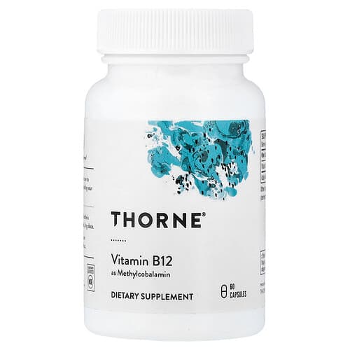 Thorne, Vitamin B12 , 60 Capsules (1 mg per Capsule)