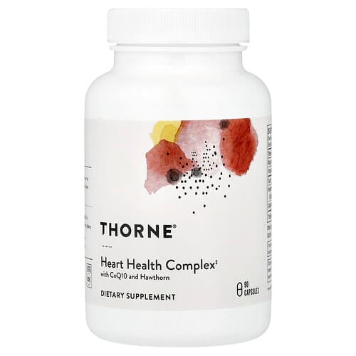 Thorne, Heart Health Complex with CoQ10 and Hawthorn, 90 Capsules