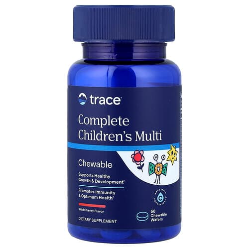 Trace, Complete Children's Multi, Wild Cherry, 60 Chewable Wafers