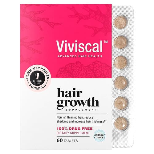 Viviscal, Hair Growth Supplement, 60 Tablets