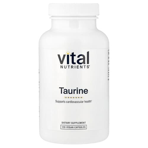 Vital Nutrients, Taurine, 120 Vegan Capsules (1,000 mg per Capsule)