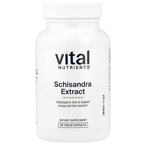 Vital Nutrients, Schisandra Extract, 90 Vegan Capsules (500 mg per Capsule)