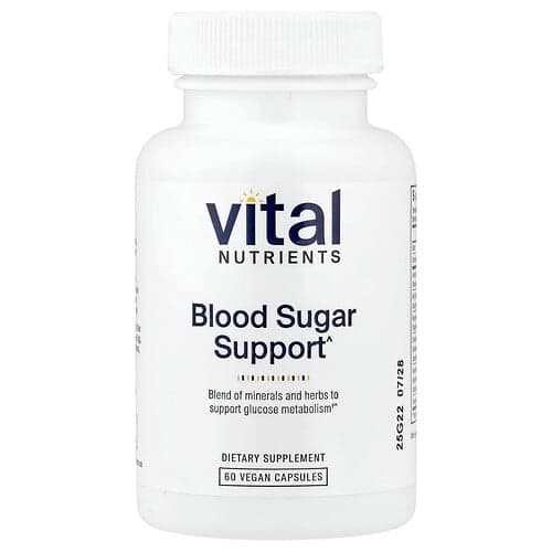 Vital Nutrients, Blood Sugar Support, 60 Vegan Capsules