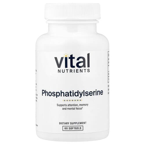 Vital Nutrients, Phosphatidylserine, 60 Softgels (150 mg per Softgel)