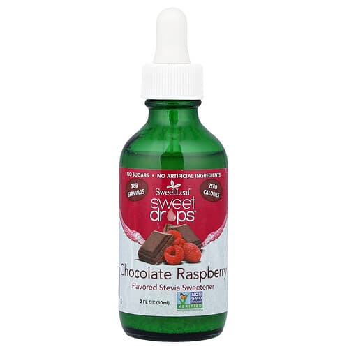 SweetLeaf Stevia, Sweet Drops®, Chocolate Raspberry, 2 fl oz (60 ml)