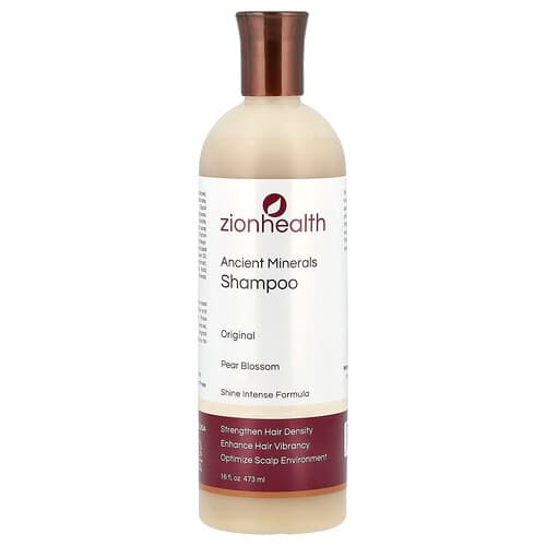 Zion Health, Ancient Minerals Shampoo, Original, Pear Blossom, 16 fl oz (473 ml)