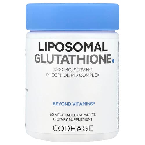 Codeage, Liposomal Glutathione, 60 Vegetable Capsules (500 mg per Capsule)