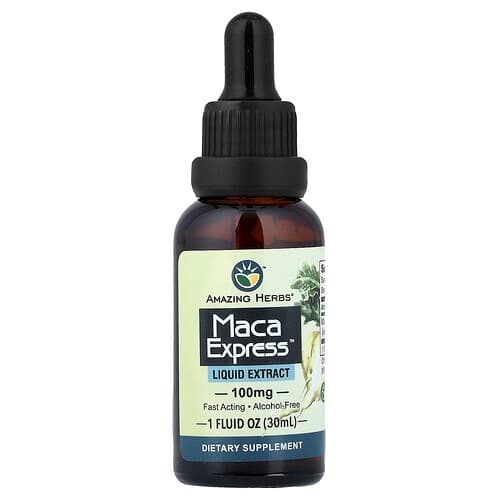 Amazing Herbs, Maca Express™ Liquid Extract, 1 fl oz (30 ml)