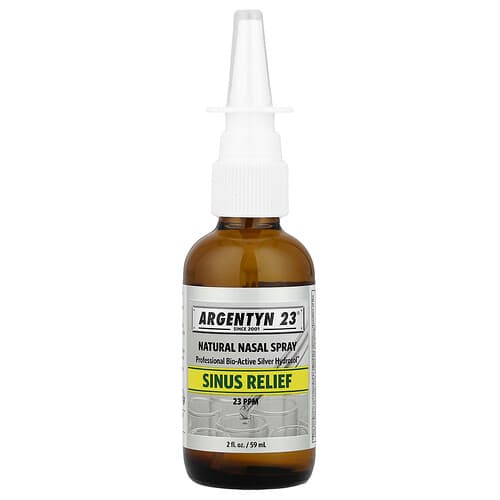 Sovereign Silver, Argentyn 23®, Natural Nasal Spray, Sinus Relief, 2 fl oz (59 ml)