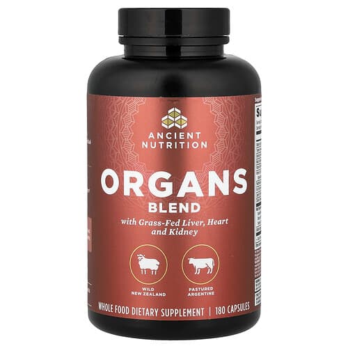 Ancient Nutrition, Organs Blend, 180 Capsules