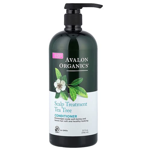 Avalon Organics, Scalp Treatment Conditioner, Tea Tree, 32 oz (946 g)