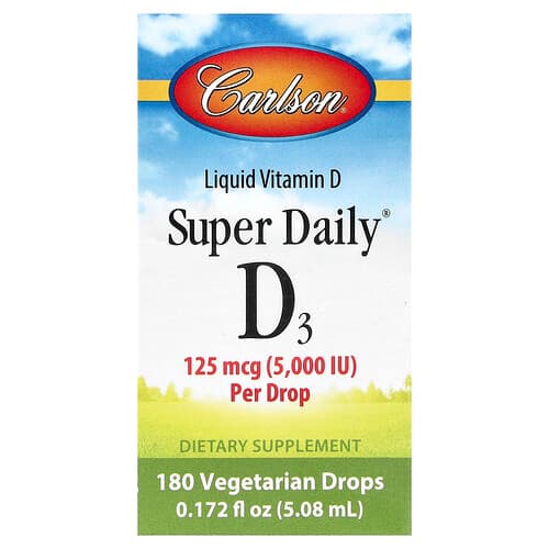 Carlson, Super Daily® D3, 0.172 fl oz (5.08 ml)