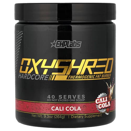 EHPlabs, OxyShred Hardcore, Thermogenic Fat Burner, Cali Cola, 9.3 oz (264 g)