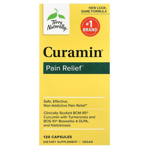 Terry Naturally, Curamin®, Pain Relief, 120 Capsules
